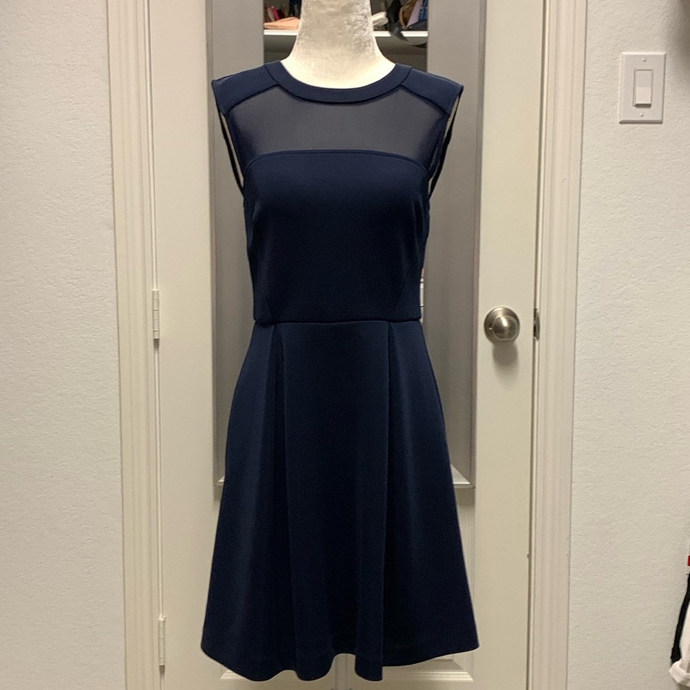 Dynamite Sleeveless Navy Dress